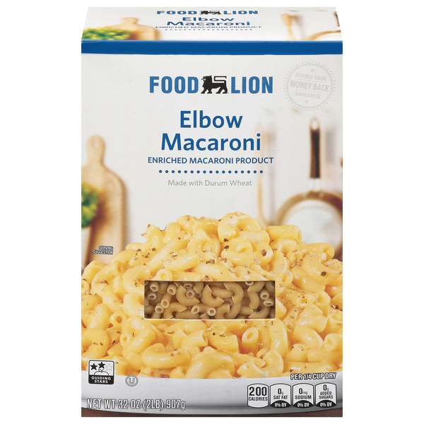 Food Lion Elbows Macaroni Pasta