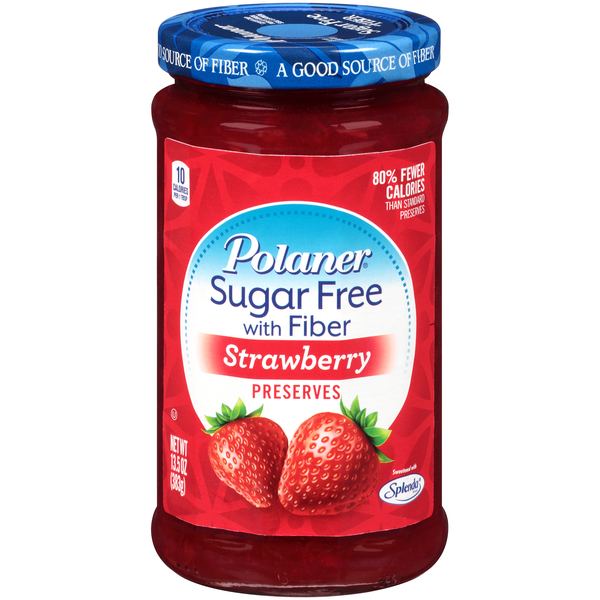 Polaner Sugar Free Strawberry Preserves with Fiber
