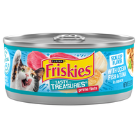 Friskies Tasty Treasures Ocean Fish & Tuna Adult Wet Cat Food
