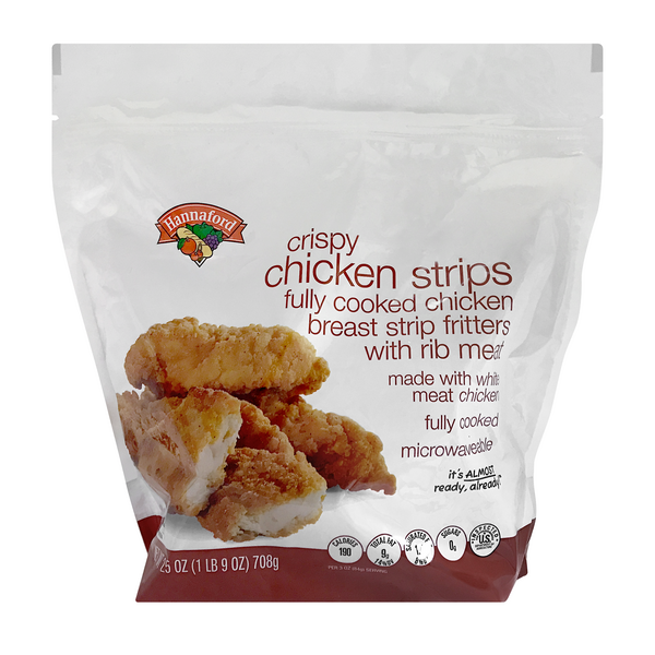Hannaford Breaded Crispy Chicken Strips Frozen