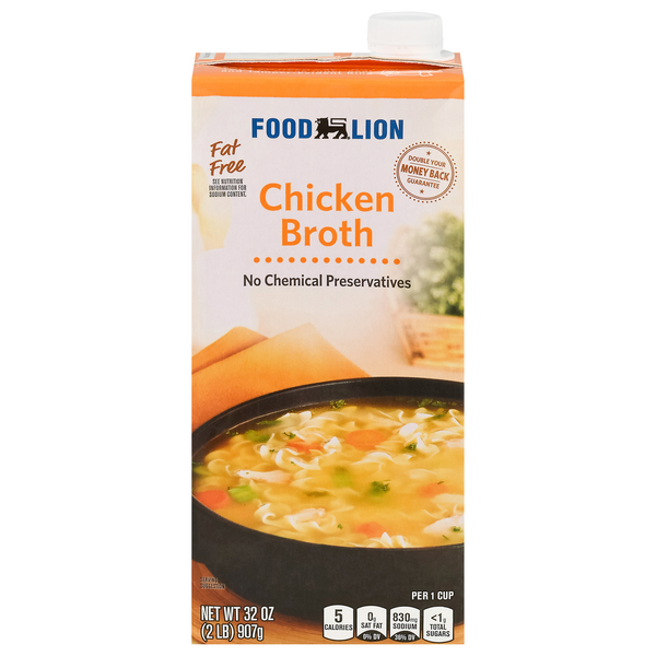 Save on Food Lion Chicken Broth Fat Free Order Online Delivery Food Lion