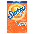Sunkist Singles to Go Drink Mix Orange Zero Sugar - 6 ct