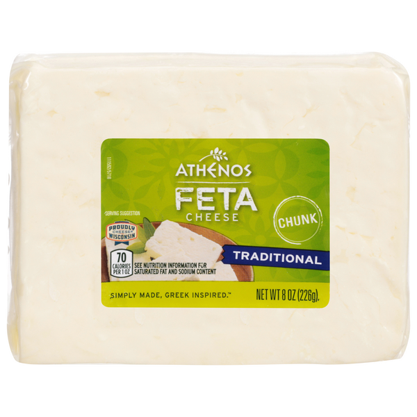 Save on Athenos Feta Cheese Traditional Chunk Order Online Delivery