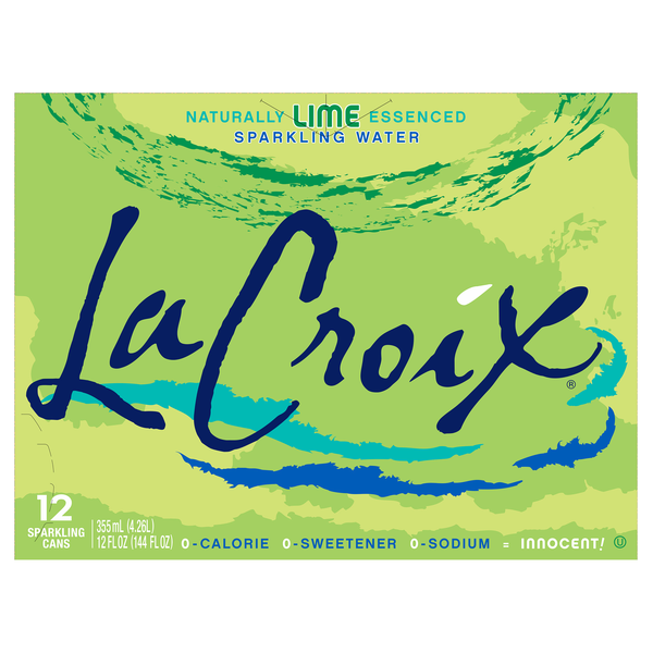 LaCroix Lime Sparkling Water - 12 pk