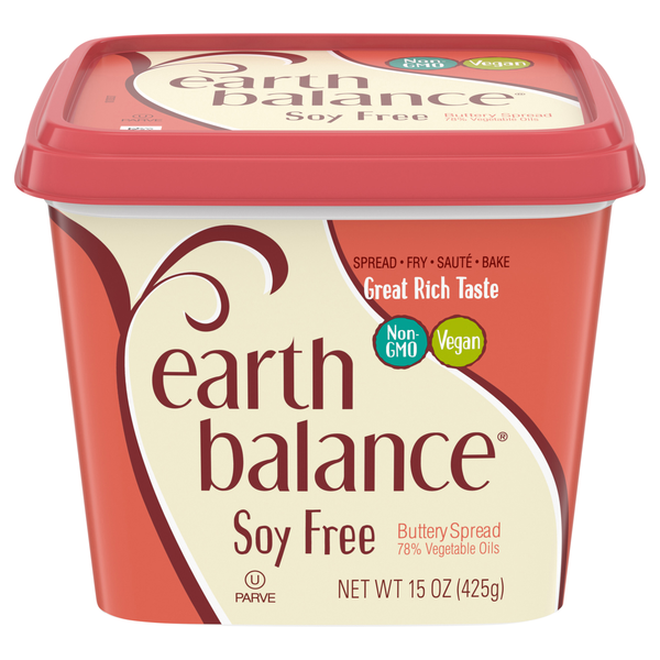 Earth Balance Vegan Soy Free Vegetable Oil Buttery Spread