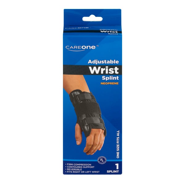 CareOne Adjustable Wrist Splint One Size