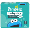 Pampers Baby-Dry Size 5 Baby Diapers 20-37 lb
