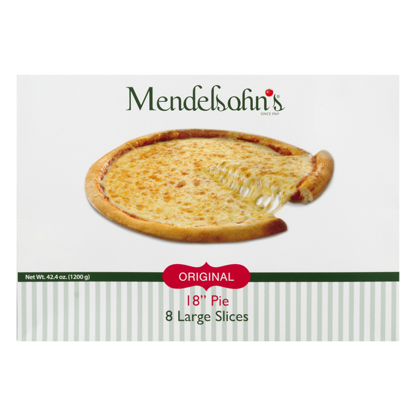 Save on Mendelsohn's Pizza Original Pie 18 Inch Large