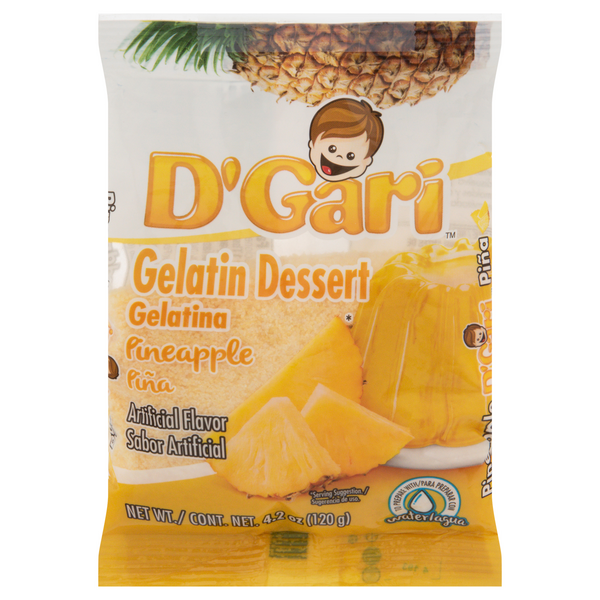 D'Gari Gelatin Dessert Pineapple
