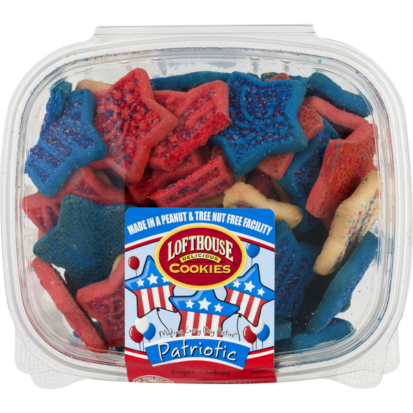 Lofthouse Patriotic Star Shaped Sugar Cookies