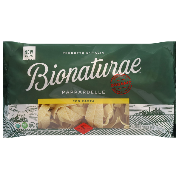 Bionaturae Imported Organic Pappardelle Egg Pasta