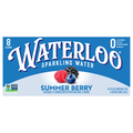 Waterloo Summer Berry Sparkling Water - 8 pk