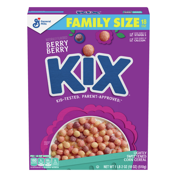 Save on General Mills Kix Cereal Paw Patrol Berry Berry Family Size Order Online Delivery MARTIN'S