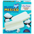 Helados Mexico Con Crema Coconut Coco Ice Cream Bars - 6 ct