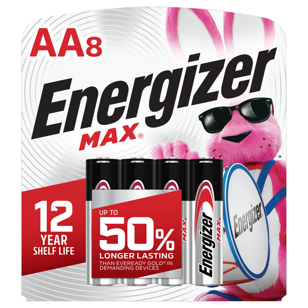 Energizer Max Alkaline Batteries Size AA