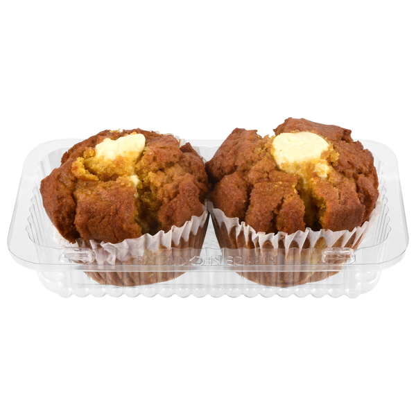 Hannaford Bakery Cream Cheese Filled Pumpkin Muffins - 2 ct