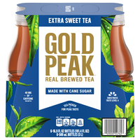 Gold Peak Brewed Extra Sweet Tea - 6 pk