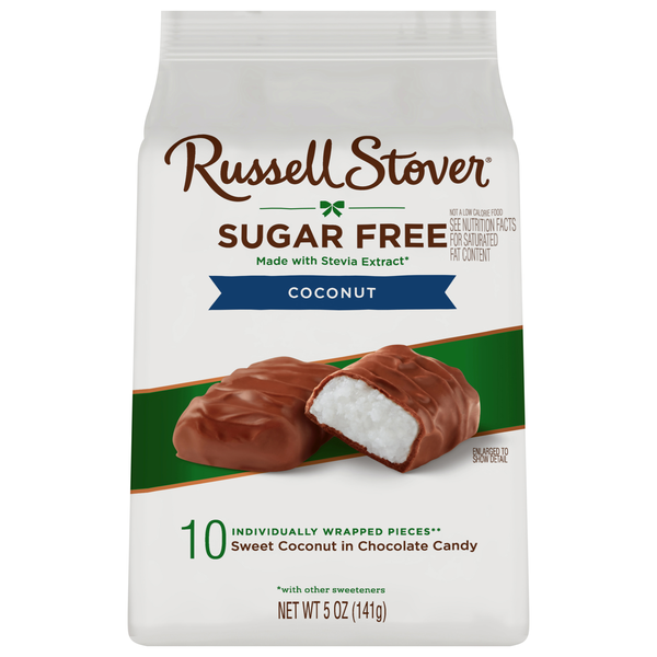 Russell Stover Sugar Free Coconut in Chocolate Candy