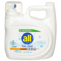 All Advanced OXI Free & Clear Liquid Laundry Detergent