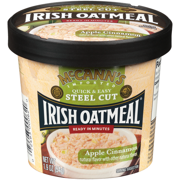 Save on McCann's Steel Cut Irish Oatmeal Apple Cinnamon Order Online