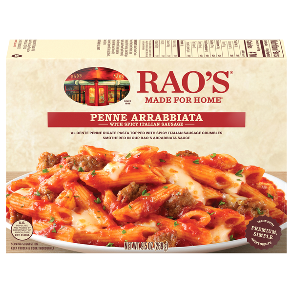 Rao's Penne Arrabbiata with Spicy Sausage Frozen Meal