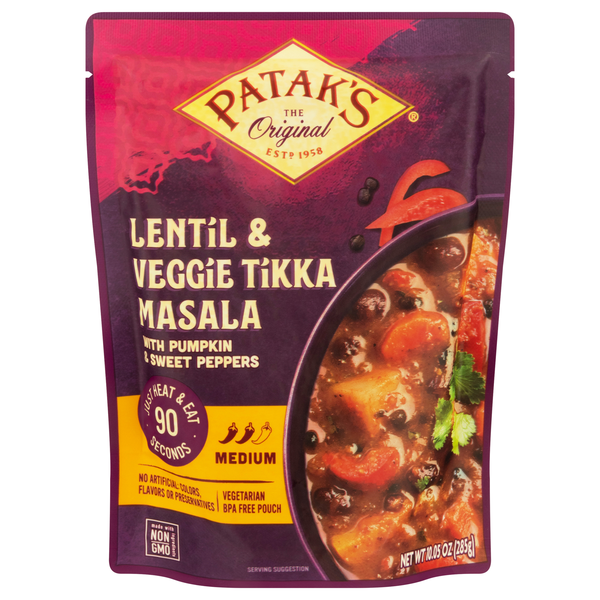 Patak's Medium Lentil & Veggie Tikka Masala