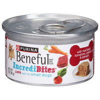 Purina Beneful IncrediBites Small Dogs Beef/Veggies Adult Wet Dog Food