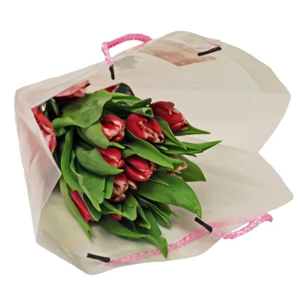 10 Stem Tulips in Gift Bag