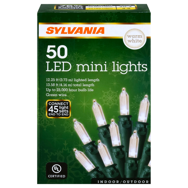 Sylvania Holiday Indoor/Outdoor Warm White Multi LED Lights
