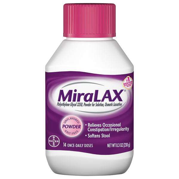 MiraLAX Laxative Unflavored Powder