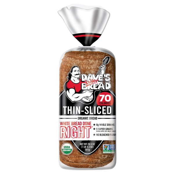 Dave's Killer Bread Organic White Done Right Thin Sliced