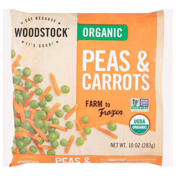 Woodstock Organic Peas & Carrots Frozen