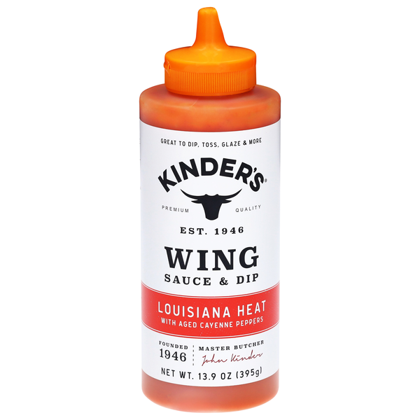 Kinder's Louisiana Heat Wing Sauce & Dip