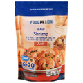 Food Lion Raw Tail-On Jumbo EZ-Peel Shrimp 16-20 ct per lb Frozen