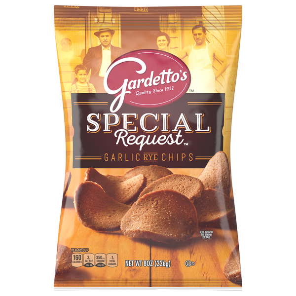Gardetto's Special Request Garlic Rye Chips