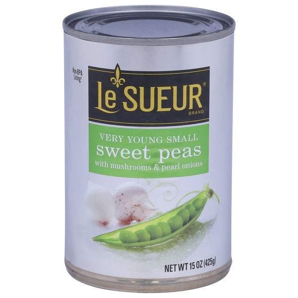 Le Sueur Very Young Small Sweet Peas with Mushrooms & Pearl Onions