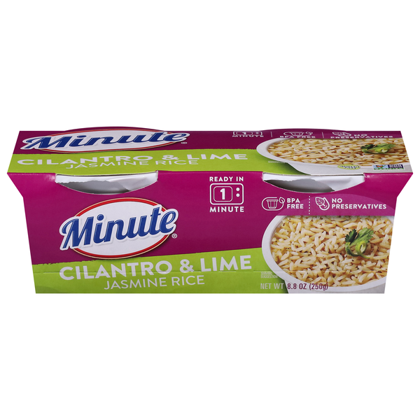 Save on Minute 60 Second Jasmine Rice Cups Cilantro & Lime 2 ct Order