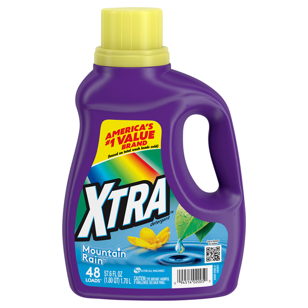 XTRA Mountain Rain Liquid Laundry Detergent