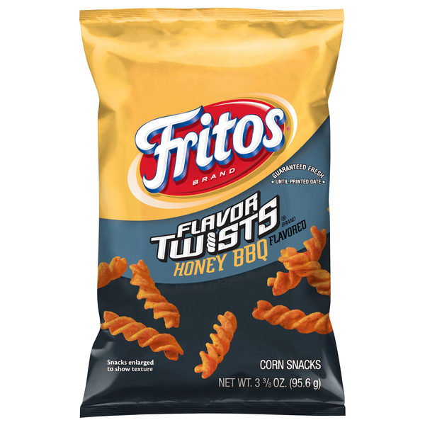 Fritos Flavor Twists Honey BBQ Flavored Corn Snacks