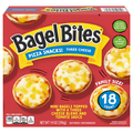 Bagel Bites Three Cheese Mini Pizza Snacks - 18 ct Frozen