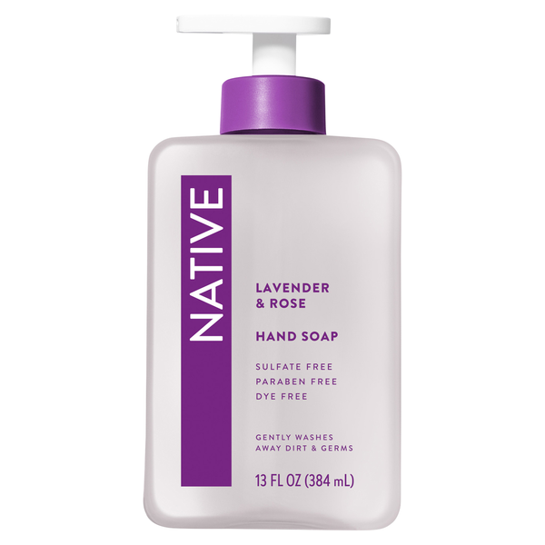 Native Lavender & Rose Liquid Hand Soap
