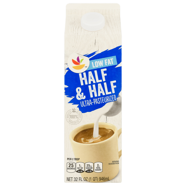 Save on Our Brand Half & Half Low Fat Ultra Pasteurized Order Online