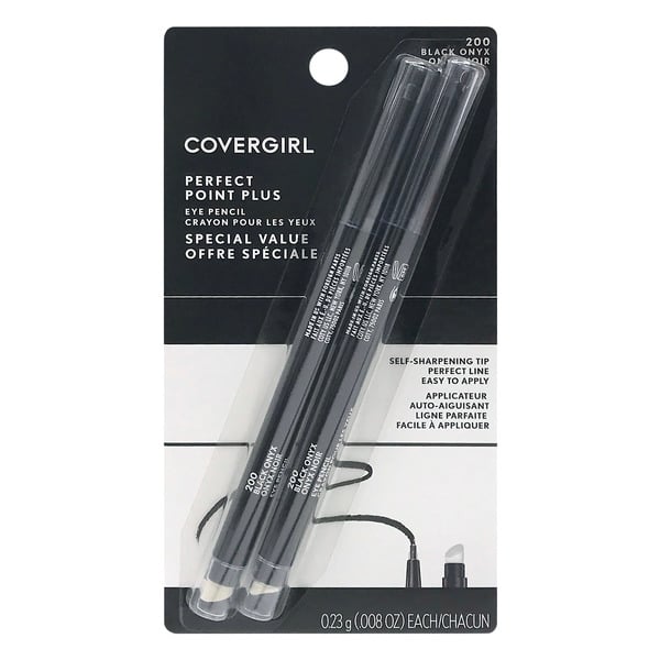 CoverGirl Perfect Point Plus Eye Pencil Black Onyx 200 - 2 ct