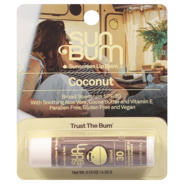 Sun Bum Sunscreen Lip Balm Coconut SPF 30