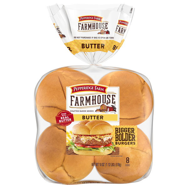 Pepperidge Farm Farmhouse Butter Hamburger Buns - 8 ct