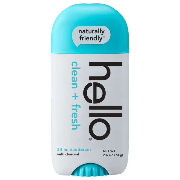 Save on hello Clean + Fresh Aluminum Free Deodorant with Charcoal Order
