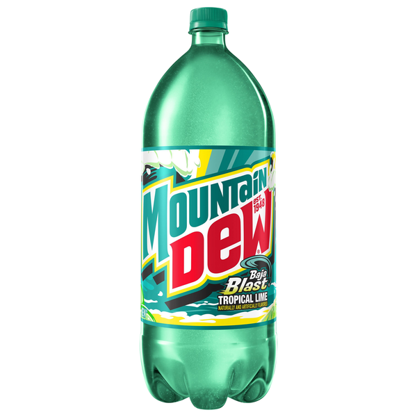 Mtn Dew Baja Blast Soda