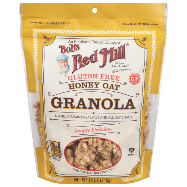 Bob's Red Mill Gluten Free Honey Oat Whole Grain Granola