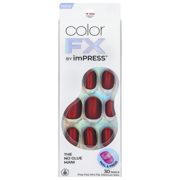 imPRESS ColorFX Press-On Nails Short Length Hidden Gem
