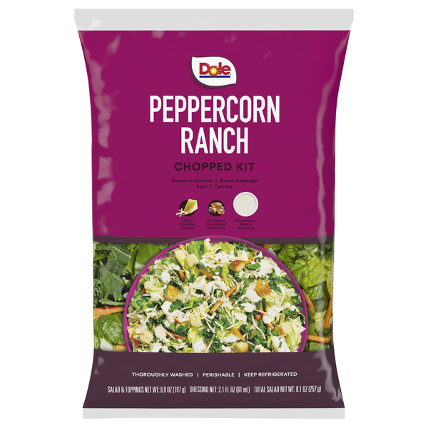 Dole Chopped Peppercorn Ranch Salad Kit